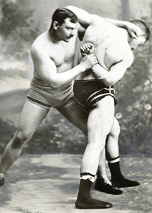 William Muldoon and Clarence Whistler, Greco-Roman Wrestlers, 1881